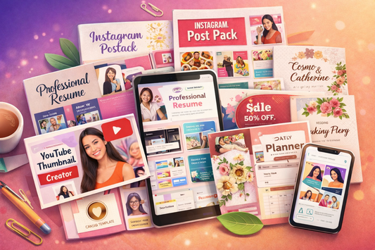 Canva resume and marriage invitation templates